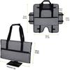 24 Inch Monitor Carrying Case With Handle Black LCD Screen Carrying Case Frosted Cloth Monitor Protective Bag Screen Protection
