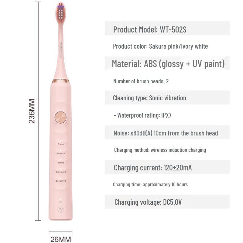 Westinghouse WT-502S Sonic Electric Toothbrush