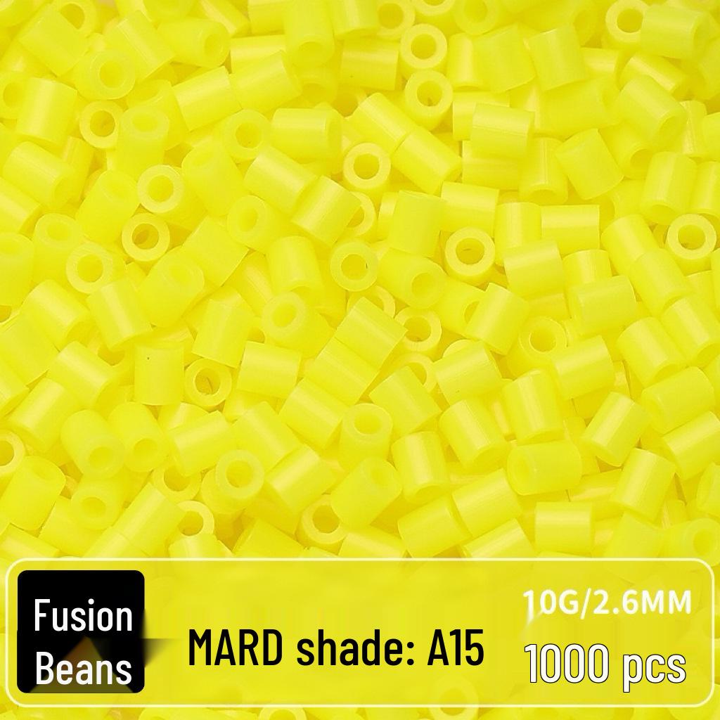 Confezione di Ricarica Perline Termofusibili da 264 Colori - 1000 Perline, 2,6 MM, Materiali per Puzzle 3D Fai da Te