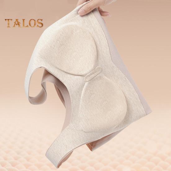 Winter Women Thermal Vest with Chest Pads Seamless Velvet Fast Temperature Lock Heating Slim Fit Elastic Sleeveless Inner Wear Bottoming Tank Top