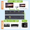 ELEVIEW HDMI Audio 8K 1 Output Optical Digital Compatible with Switch Dual Screen Simultaneous HDMI Audio Separation Splitter, 60Hz/4K 120Hz, Input/2