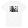 Funny Beer T Shirt Drink Drank Drunk Vintage Homme Soft Slightly Breathable Graphic Top For Everyday Wear Unisex