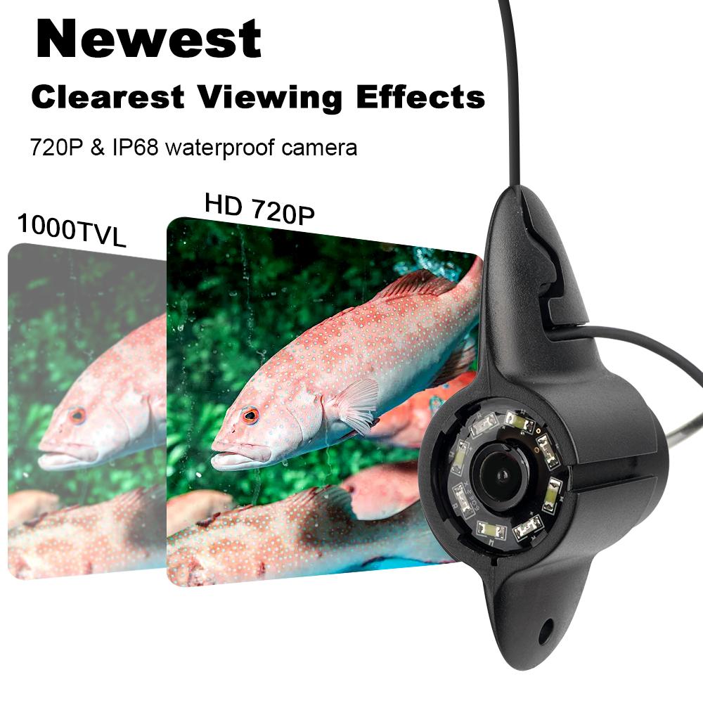 7-inch Portable Underwater Fish Detector, Fishing Camera