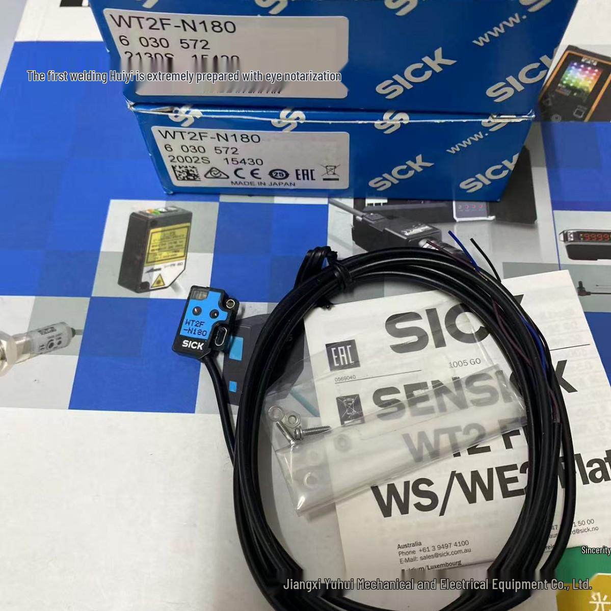 Sick WT2F-N180/N150 Optical Sensor Model N180