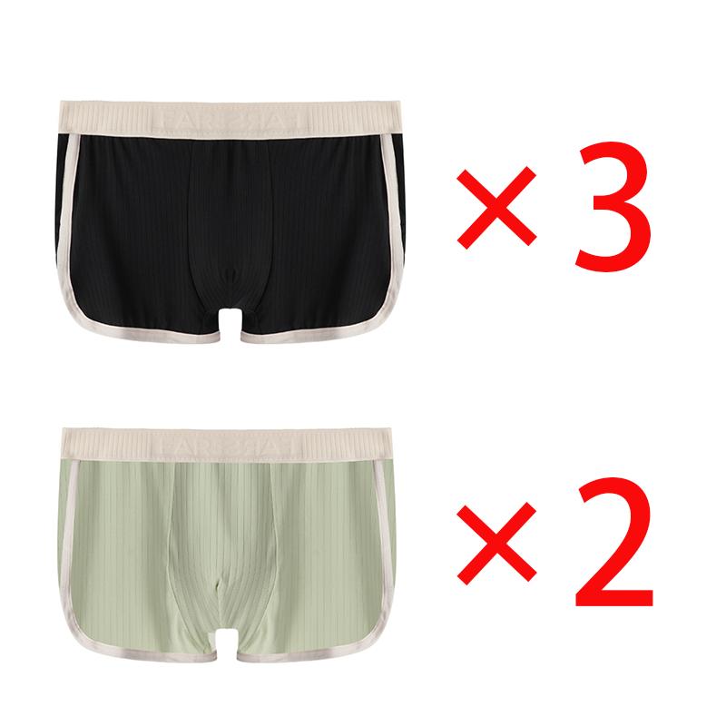 

Мужское нижнее белье боксеры в полоску из чистого хлопка, дышащие боксерские шорты, мужские модные боксеры 2XL розовый