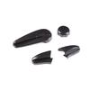 ABS Carbon Car Seat Adjustment Cover Decorative Trim For Toyota FJ Cruiser 07-21
