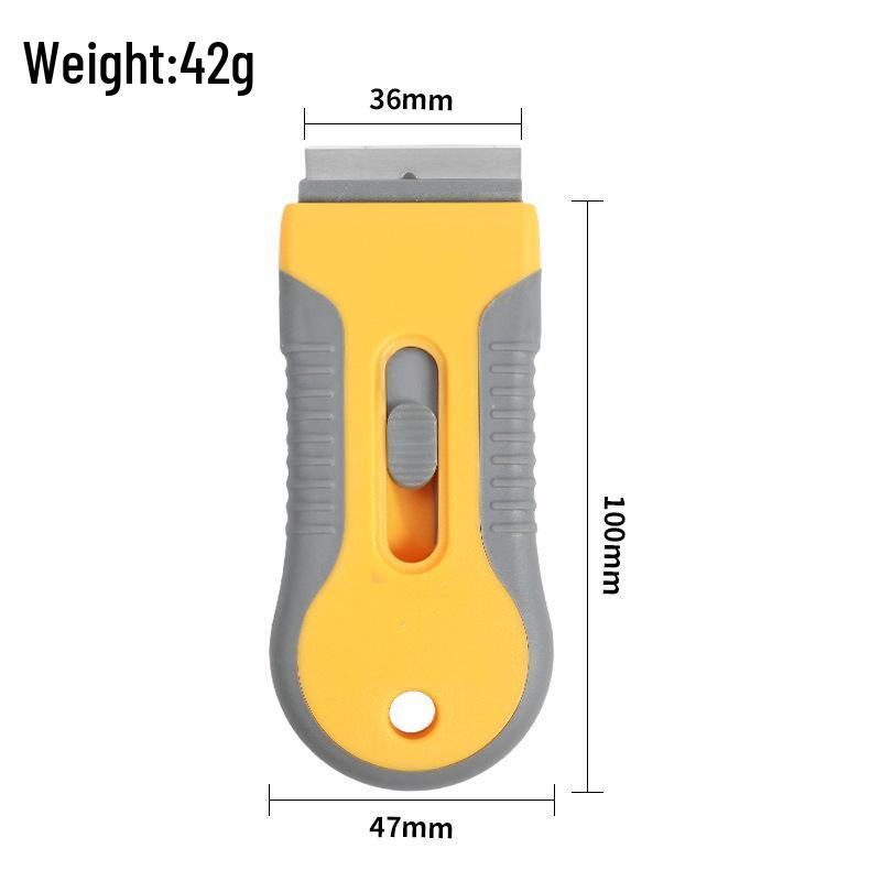 Multifunctional Mini Spatula for Cleaning, Decontamination, and Glue Scraping in Car Film Applications.