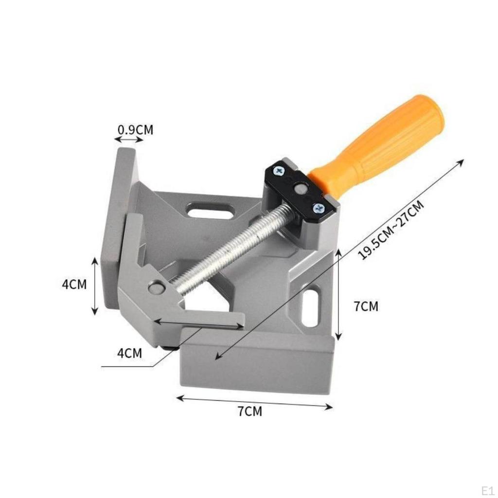RightAngle Clamp Jig Aluminum Alloy 90 Degree Corner Sandblasted Tools for Woodworkers,