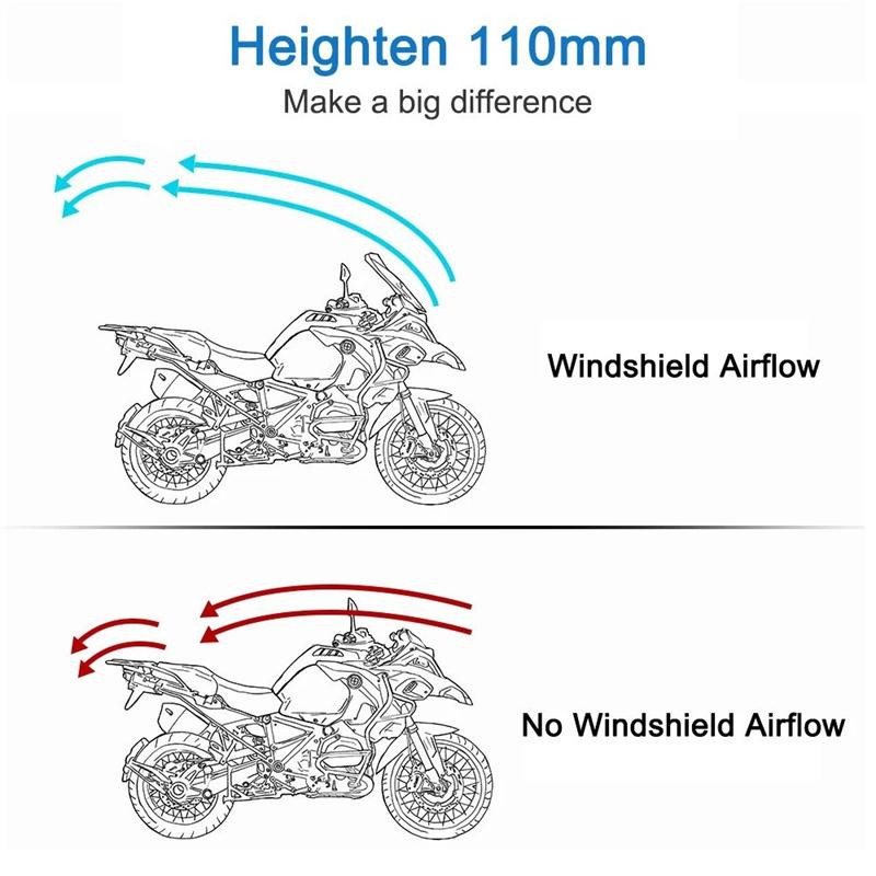 Universal For Mt07 Mt09 Windshield Covers Motorcycle Windscreen Adjustable Windscreen For Honda Cbr600Rr Cb1000R Gxsr 600 750