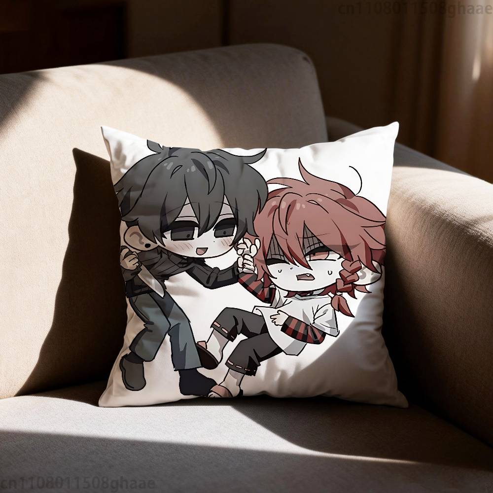 Game Zeno Remake Pillow Case Square DoubleSided Printing Short Plush Sofa Cushion Cover Bedroom Bedside Pillow