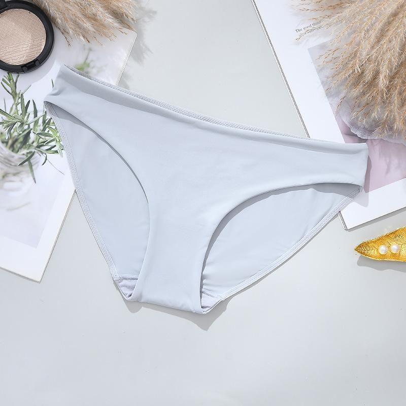 Large size women's underwear pure cotton summer seamless breathable girls' women's mid-waist briefs wholesale women's