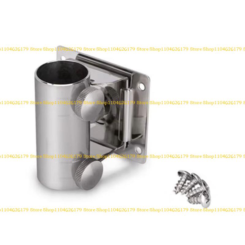 A1A2 Fishing Box Parasol Bracket Stand Base Stainless Umbrella Stand Outdoor Fishing Accessories Fishing Box Umbrella Holder