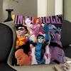 Superhero Series I-Invincible Movie Pillow Covers Cartoon Sofa Decorative Home Double-sided Printing Short Plush Cute Cushion