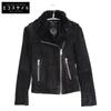 Domestic Genuine Goatskin Riders Jacket Jacket XXS blackUsed