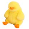 Cartoon Long Hair Plush Yellow White Duck Doll Stuffed Cute Animal Plushie For Boys Girls Birthday Present