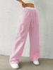 2024 Autumn Women's Striped Wide-Leg Floor-Length Casual Pants