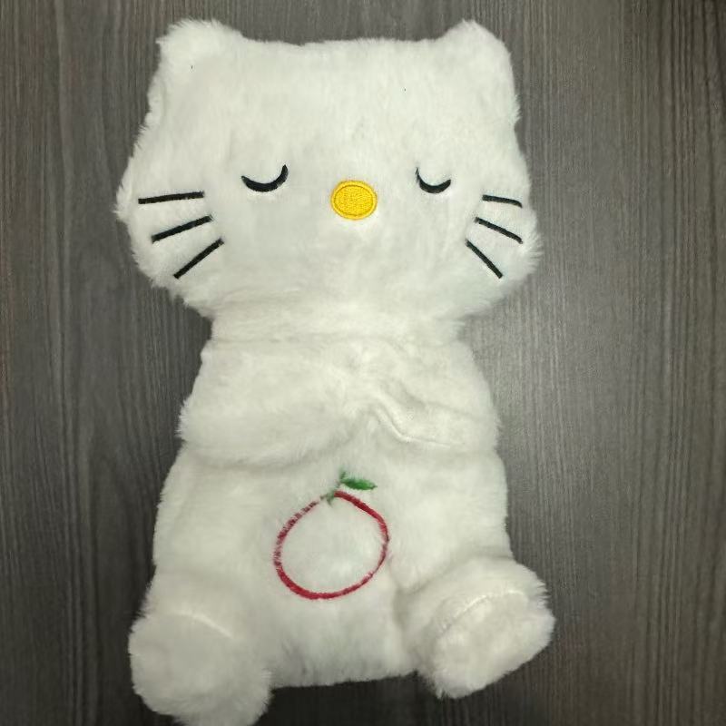 Neues atmendes Otter-Stofftier mit Musik & Licht, Weiches Kuscheltier, Beruhigender Begleiter für Kinder, Niedliches Geschenk für Mädchen