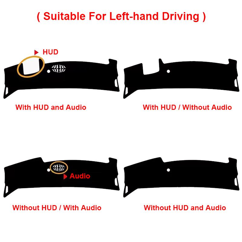 Car Dashboard Cover Dashmat Carpet Dash MatCape For Kia Niro II 2026 2026 2026 2026 Interior Anti-dirty Pad Accessories
