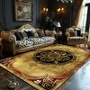 Luxury Golden Carpet Living Room Decoration Home Sofa Table Beside Carpets Bedroom Hotel Hall Non-slip Soft Floor Mats Tapete