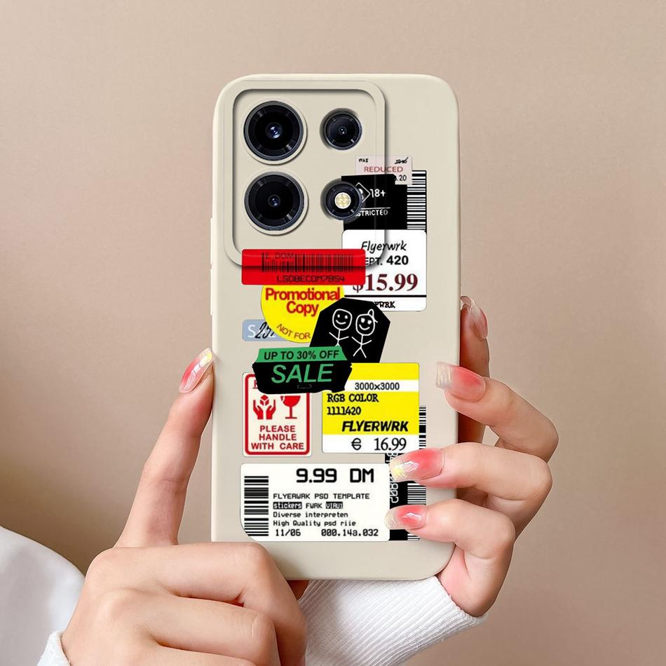 For Infinix Note 30 Pro Vip 30i Phone Case Cartoon Liquid Silicone Full Coverage Anti Drop Bumper For Infinix Note30 30Pro Funda