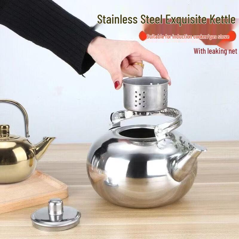 ZISIZ Stainless Steel Multi-Purpose Tea & Whistling Kettle