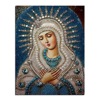 2Pcs Religious Madonna Design DIY Diamond Painting Picture Craft Home Decor