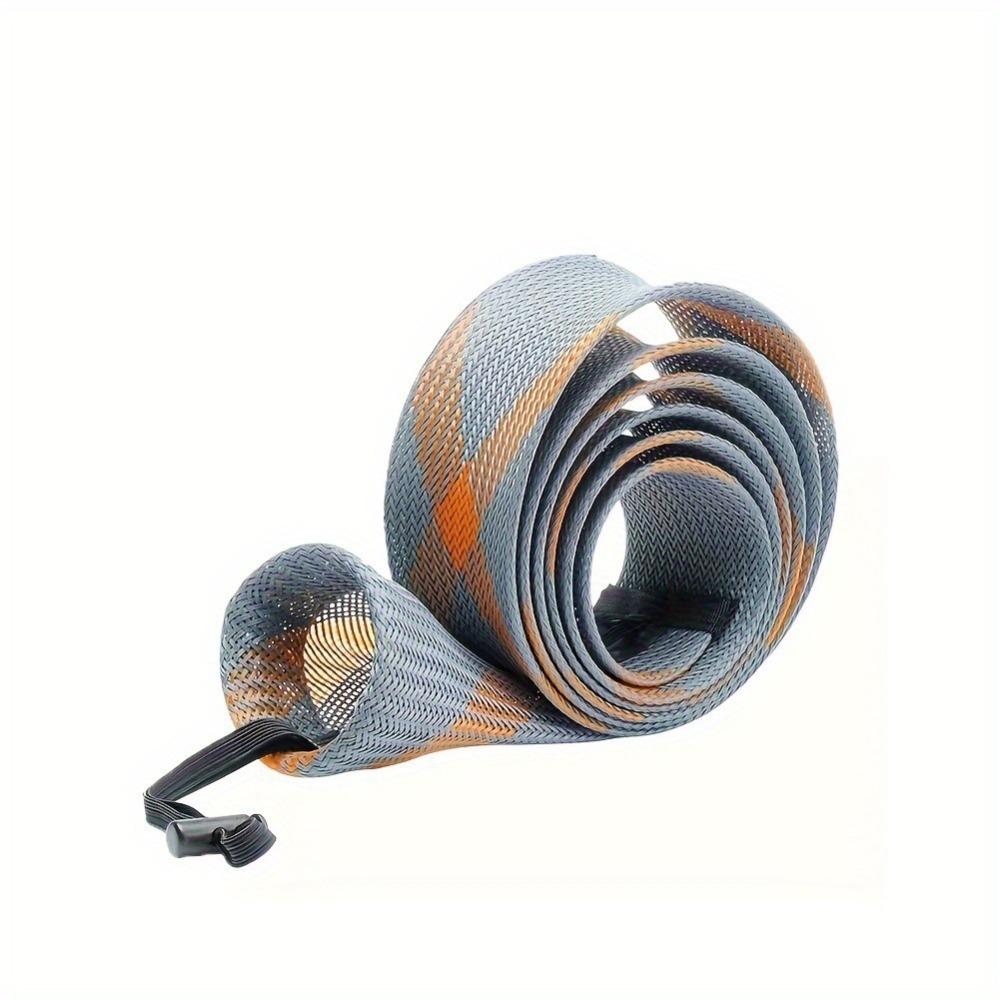 Expanable Braided Mesh Fishing Rod Cover Pole Sleeve Protector Bag Fishing Rod Sleeve 30mm 170cm Jacket Wrap
