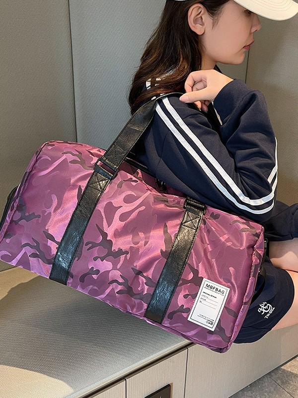 Large Capacity Travel Bag with Shoe Compartment, Wet/Dry Separation, for Sports, Swimming, and Fitness