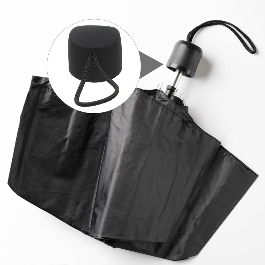 NOLITOY Folding Umbrella Handle Replacement Handle Grip Repair Black Sun Easy Installation Part, Plastic, Screw-Type, Universal, Unisex, Anti-Slip,