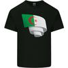 Curled Algeria Flag Algerian Day Football Unisexs Light Cotton TShirt