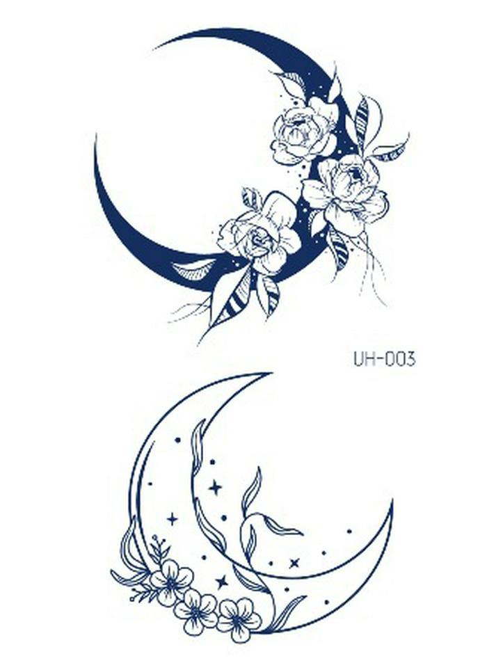 Ziołowe półtrwałe wodoodporne naklejki tatuażowe dla mężczyzn i kobiet