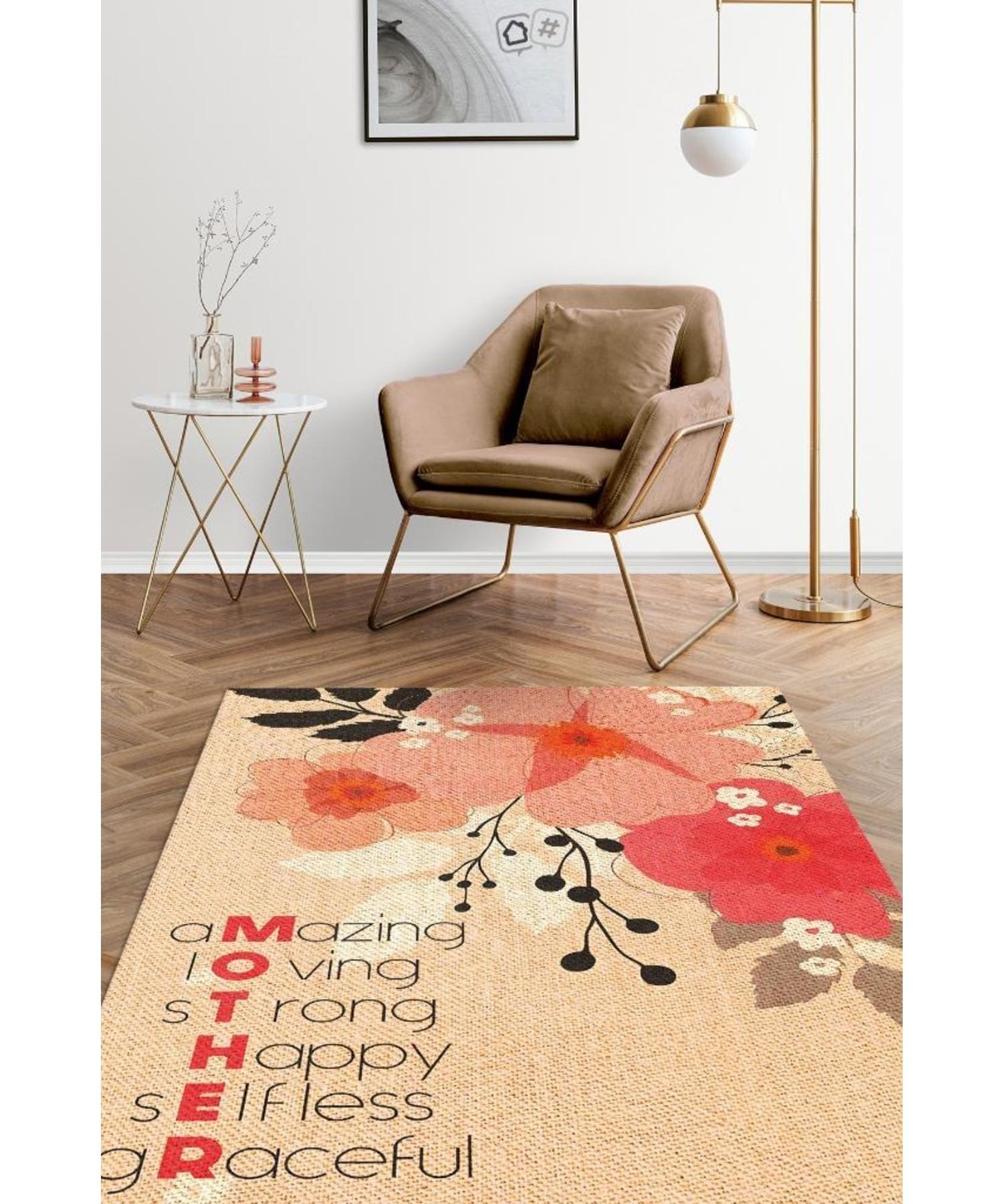

Maternity Features Washable Decorative Carpet With Cotton Woven Base