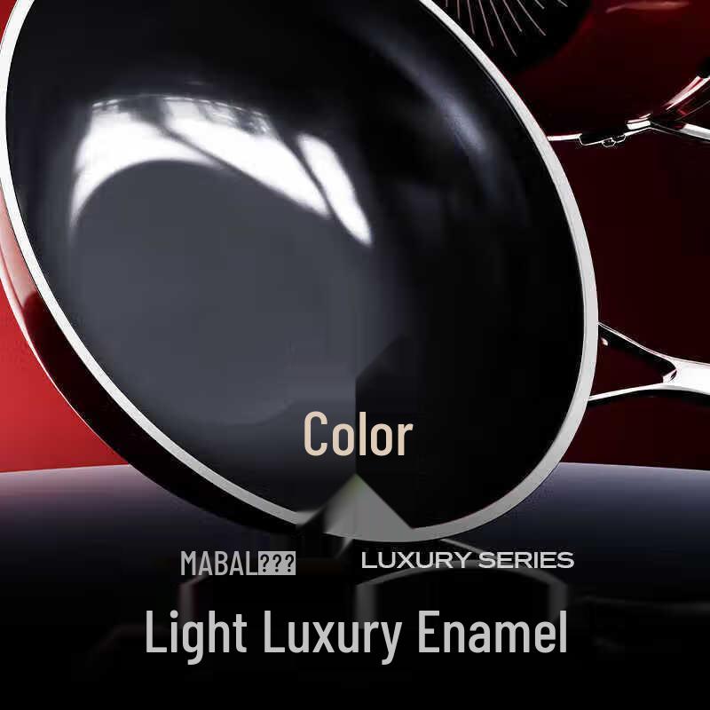 Maibale High-Grade Ceramic Enamel Non-Stick Wok