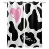 Cow Texture Kitchen Curtains Bedroom Decor Items Curtain Panel Window Curtains for Living Room