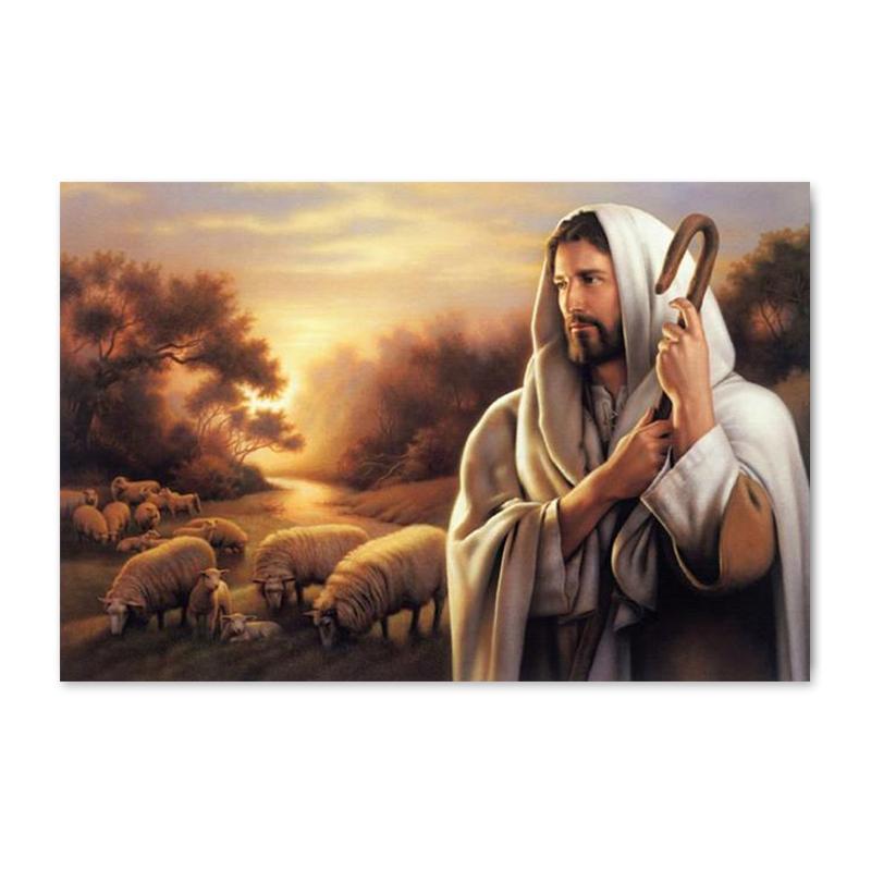 Jesus Series Christ Religious Faith Canvas Paintings Posters and Prints Wall Art Pictures for Living Room Home Decor