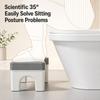 Sgabello Poggiapiedi Robusto per Bagno Sedia Poggiapiedi Antiscivolo Sgabello per WC Adulti