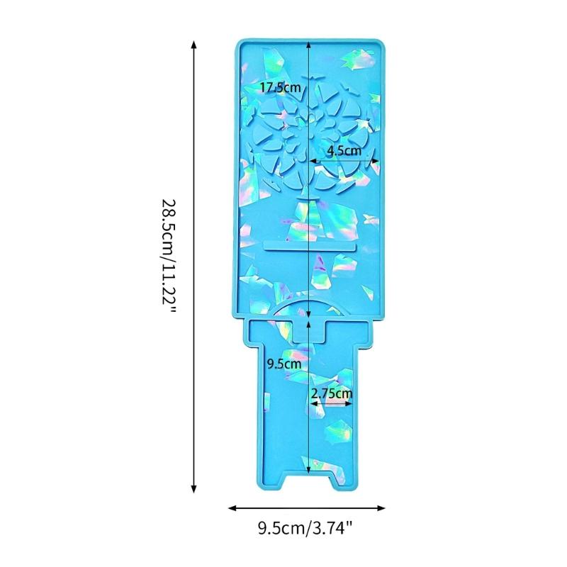 Phone Holder Epoxy Resin Mold Cellphone Bracket Mobile Stand Holographic Silicone Mould DIY Craft Jewelry Making Casting