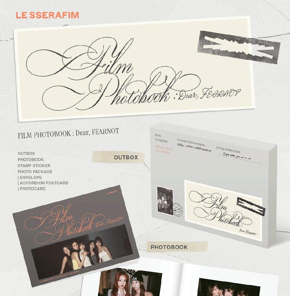 [POB] LE SSERAFIM - 'FILM PHOTOBOOK : Drogi FEARNOT'
