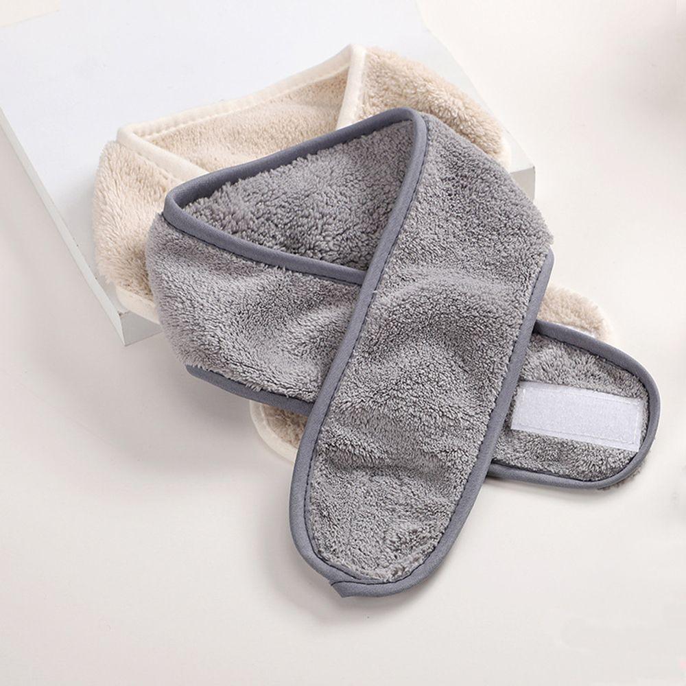 Fashion Stretch Towel Adjustable Facial Hairband Makeup Head Band Shower Caps Toweling Hair Wrap
