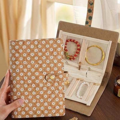Transparent Zipper Pouch Jewelry Storage Book Jewelry Packaging Box for Jewelry Organizer