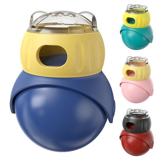 Interactive Treat Dispensing Toy for Dogs Cats Slow Puzzle Feeder Toy for IQ Training Mental Enrichment