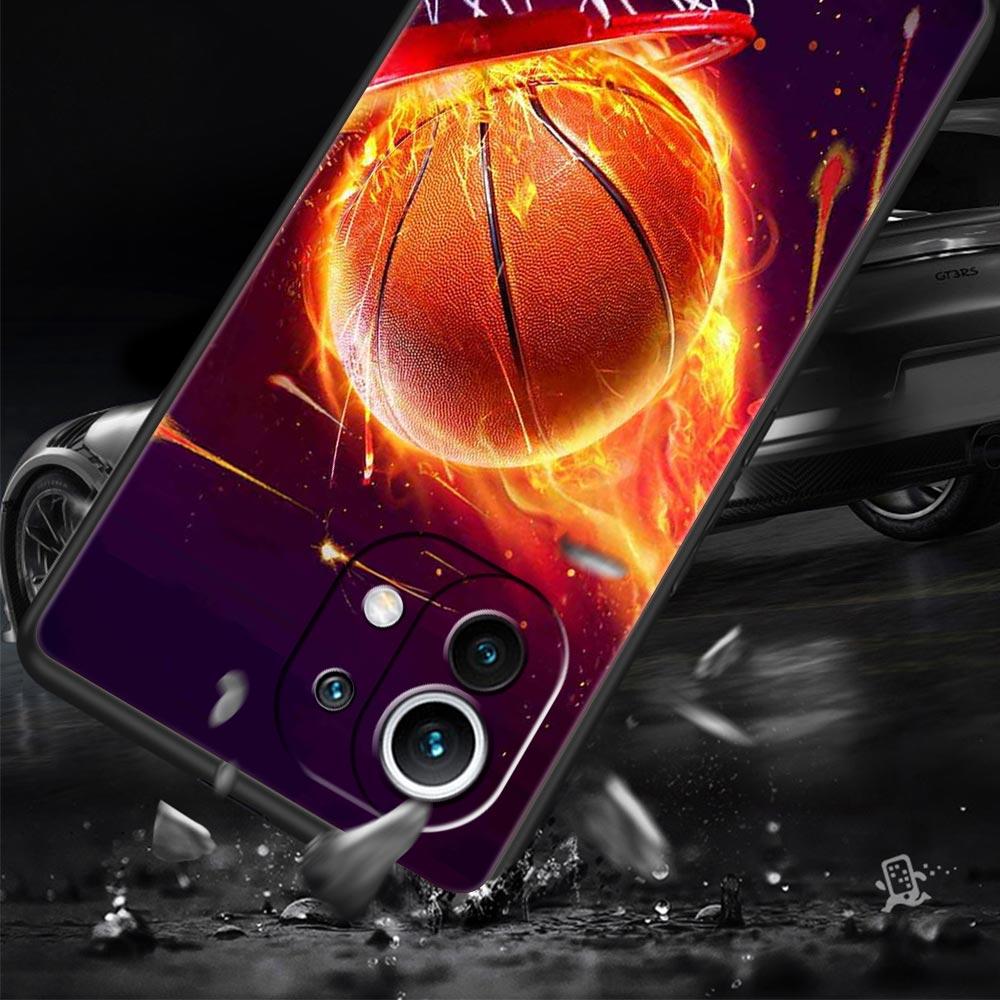 Phone Case For Xiaomi Poco X4 X3 NFC F3 F4 M3 M4 Mi Note 12T 10 11 Ultra 11T 13 Pro 10T 12 Lite 9T 5G Cover Basketball Basket