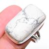 Howlite Jasper Gemstone Handmade 925 Sterling Silver Jewelry Pendant 2.76"
