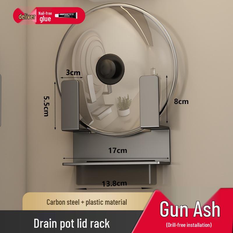 Wall-Mounted Multifunctional Kitchen Spice and Knife Organizer