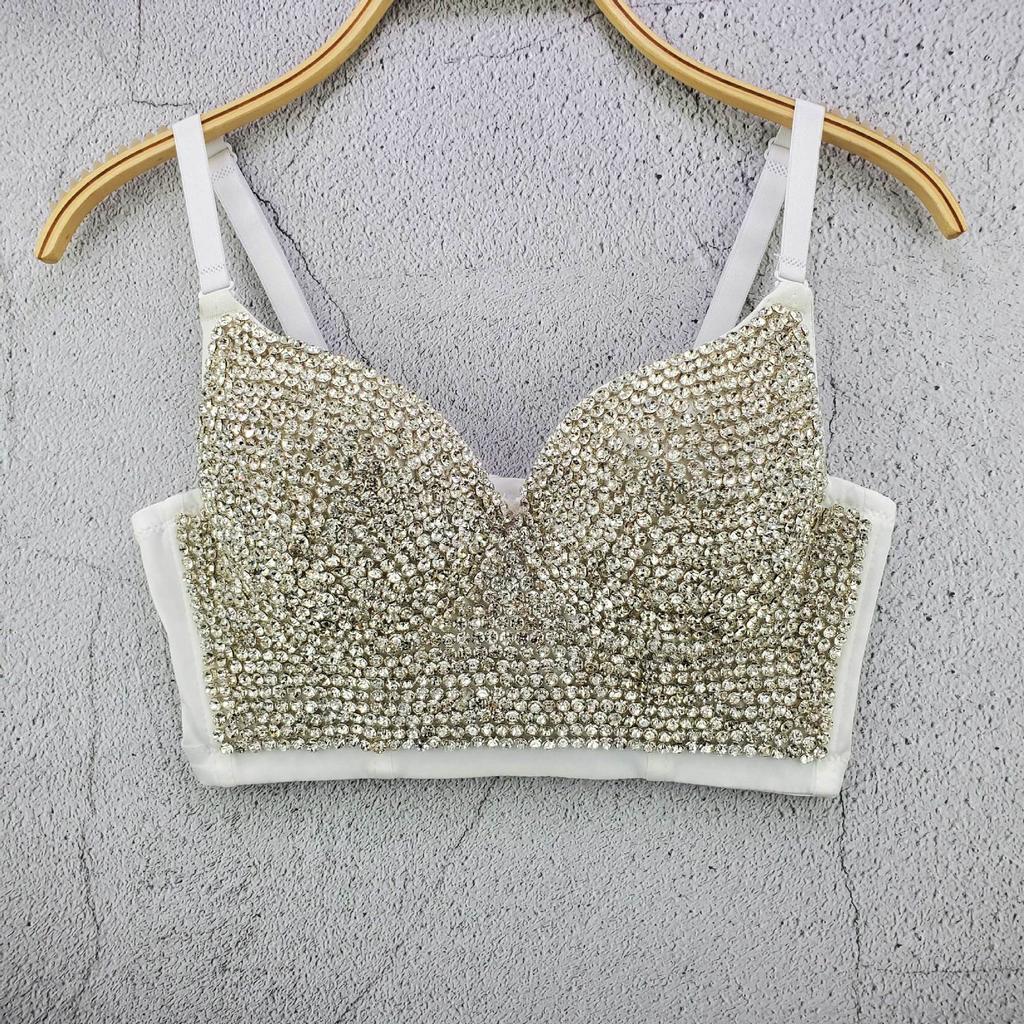 Sleeveless Ultra-short Vest Solid-color Waistcoat Sexy Inner or Outer Wear Celebrity-style Top Trendy Layering Piece Sexy Look Chic Waistcoat