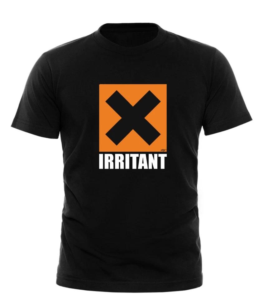 

Irritant - Mens Funny Novelty Tee Top Gift T Shirt All Sizes Black Tshirt XL