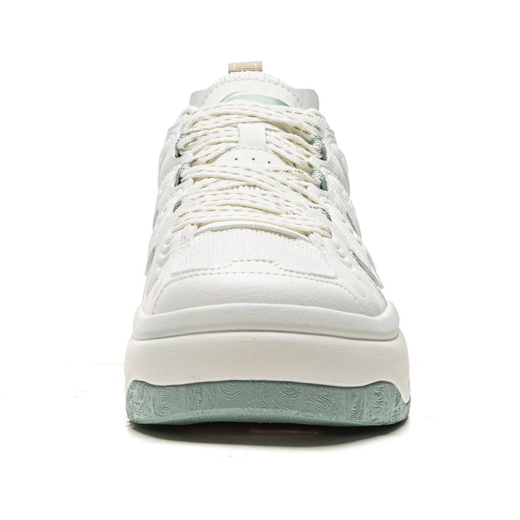 Li Ning Cheese 3.0 Slip Resistant Cushioning Abrasion Resistant Lightweight Low top Skateboard Shoes Women's Ivory AGCW072-2