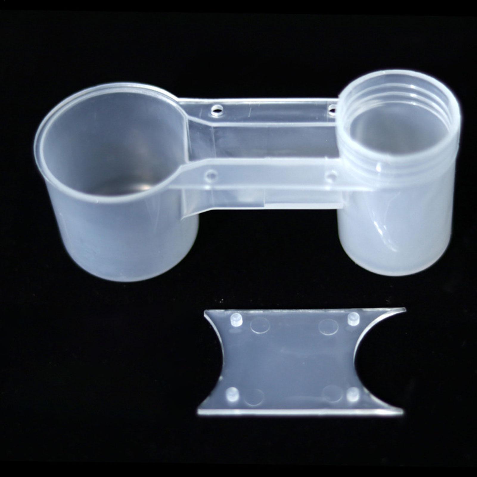 

Пластиковая поилка для домашних животных, птиц, кормушка, бутылка для воды, чашка для кошек, кур, голубей, попугаев, хомяков, двойная насадка для воды, руководство для семейного сада CN