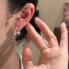 Zirconia Bow Studs: Elegant Simple Earrings, Sweet Fresh Ear Accessories