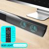 Bluetooth-Heimkino-3D-Stereo-Lautsprecher, Super-Bass-Soundbar, Multifunktions-Subwoofer, geteilt, faltbar, für TV/PC